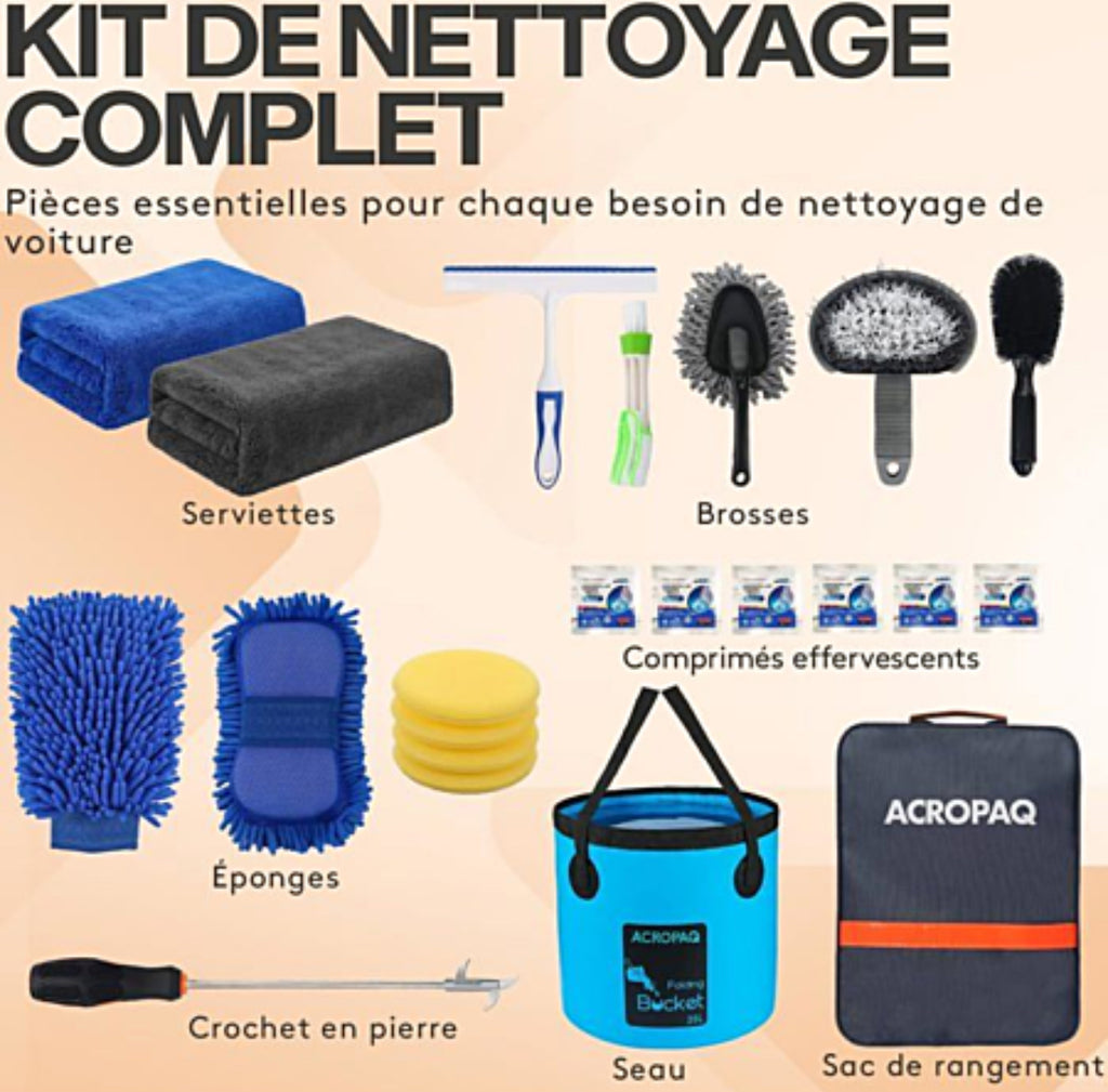 Coffret cadeau entretien voiture