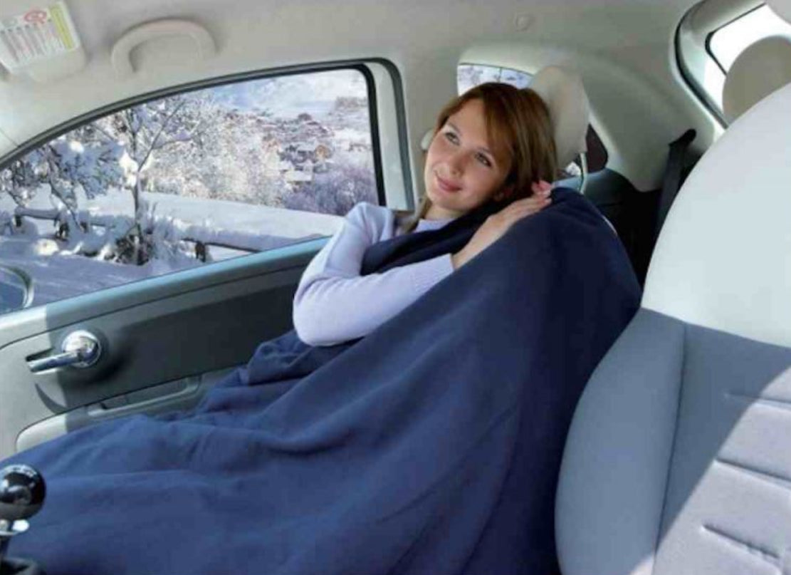 Plaid polaire de voiture